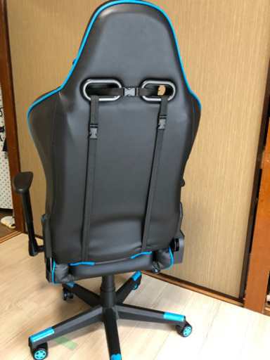 【値下げしました】GTRACINGゲーミングチェア オットマン付き リクライニング 椅子 ゲーム用チェア