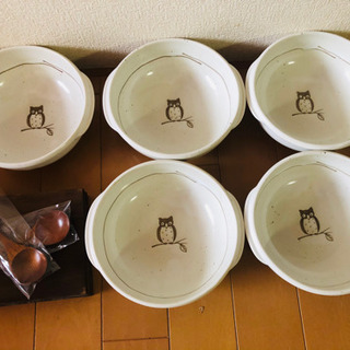 片付け終わるまで出品　新品未使用 アイトー フクロウシチューセット の画像