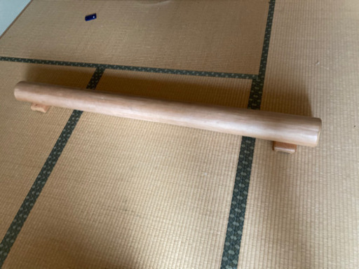 天然丸太平均台