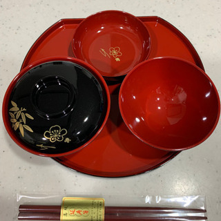 お食い初め食器セット　会津塗　女の子