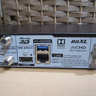 パナソニック 1TB 2チューナー ブルーレイディスクレコーダー DMR