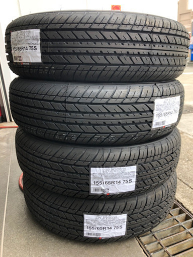 155/65R14 組替廃タイヤ込 4本 新品 ヨコハマS306