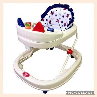 ベビーウォーカー2歩行器トリコロール