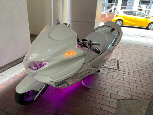 【YAMAHAマジェスティーc】SG03J 美車オールホワイトフルカスタム