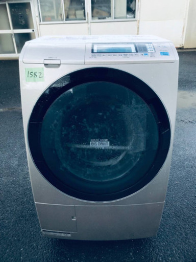 ①‼️ドラム式入荷‼️ ✨乾燥機能付き✨‼️9.0kg‼️1582番 HITACHI✨日立電気洗濯乾燥機✨BD-S7400L‼️