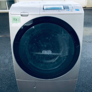 ①‼️ドラム式入荷‼️ ✨乾燥機能付き✨‼️9.0kg‼️1582番 HITACHI✨日立電気洗濯乾燥機✨BD-S7400L‼️