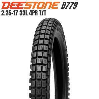 札幌より新品☆2.25-17 ブロックタイヤ 17インチ D77...