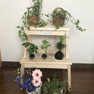 IKEA家具2点-テーブル／踏み台の画像