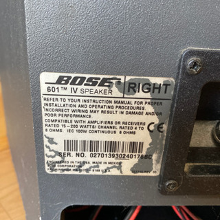 BOSE 601 IV SPEKER セットの画像