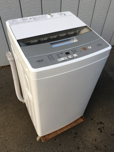 ■アクア 4.5kg 全自動洗濯機 AQW-S45G 2019年製■単身向け1人用洗濯機 AQUA