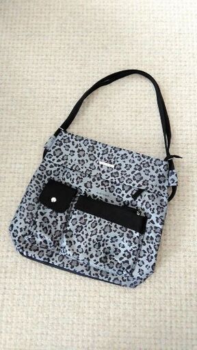 ★完売★☆新品☆　グレー×レオパード・2WAYバッグ