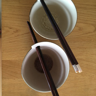 ベトナム　バッチャン焼き　ペア椀の画像