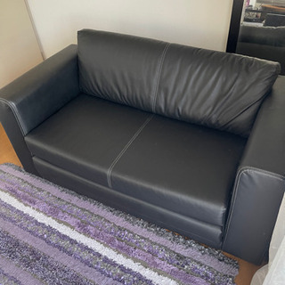 IKEA 2人用ソファーベッド ASKEBY 黒 3,000円 ...