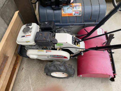 耕運機 と 畝上げ機