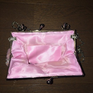 美品☆パーティーバッグ　ビーズ　スパンコール　肩掛けチェーン付きの画像