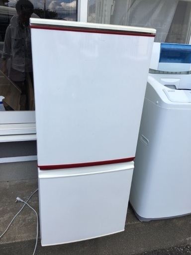 シャープ 冷凍 冷蔵庫 137L 2013年製 SJ-BK14Y-W