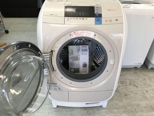 日立9.0Kドラム式洗濯乾燥機ビックドラム　2014年製　分解クリーニング済み！
