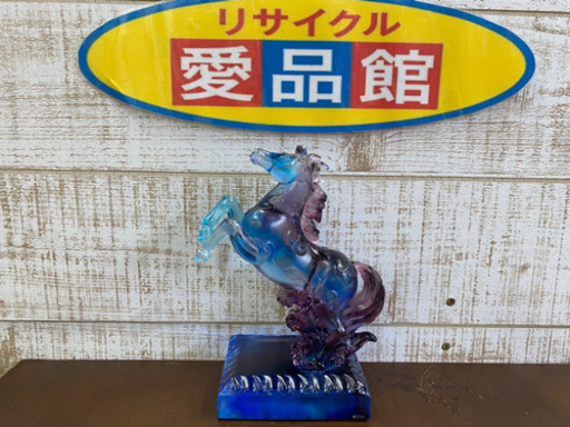 【愛品館江戸川店】台湾　琉園　tittot　馬　ガラス　置物　　ガラスアートクリスタルガラス　ID112-043461-007