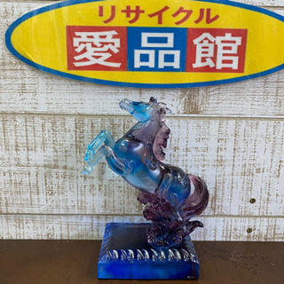 【愛品館江戸川店】台湾　琉園　tittot　馬　ガラス　置物　　ガラスアートクリスタルガラス　ID112-043461-007