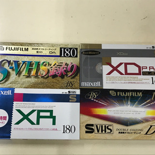 VHS用ビデオテープ4本おまとめ