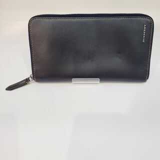 【愛品館市原店】BURBERRY 長財布 ラウンドジップペビジネス ロングウォレット 本革【愛市IAG】 の画像