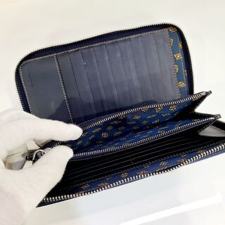 【愛品館市原店】BURBERRY 長財布 ラウンドジップペビジネス ロングウォレット 本革【愛市IAG】 の画像