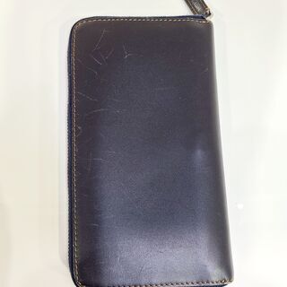 【愛品館市原店】BURBERRY 長財布 ラウンドジップペビジネス ロングウォレット 本革【愛市IAG】 の画像