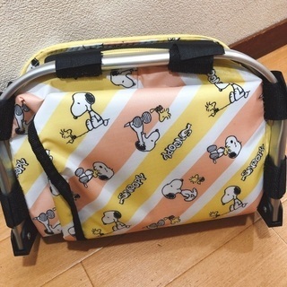 （新品・未使用）スヌーピー保冷バスケット イエロー