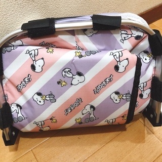（新品・未使用）スヌーピー保冷バスケット パープル