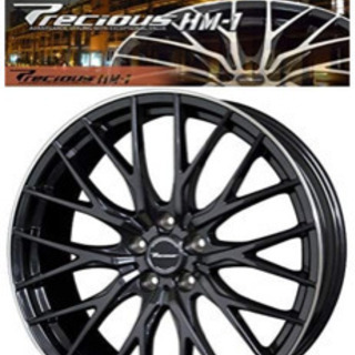 【●タイヤ・ホイールＳＥＴ●】*【4本セット】*[新品]*[19インチ]*[Precious HM-1]*[8J+35]*[235/35R19]*[マークXジオ]*[4本SET]*[プレシャス]*[MB/RP]*[メッシュ]