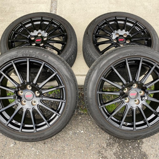 スバル レヴォーグ STI 18インチ タイヤホイール4本セット 