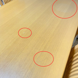 ニトリ　ダイニングテーブル　椅子　5点セットの画像