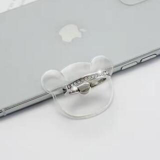 透明 スマホリング ２点セットの画像