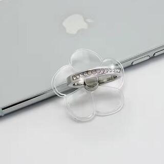 透明 スマホリング ２点セットの画像
