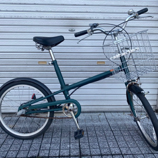 【中古自転車】 20インチ 内装3段変速付　ミニベロ　カゴ付き　...