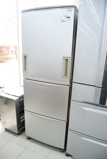 4690 シャープ ノンフロン冷凍冷蔵庫 SJ-WA35P-S 345L 両開きドア 2009年製