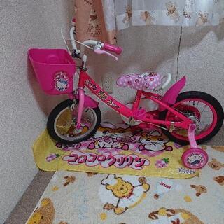 【受け渡し予定者決定】★ハローキティの自転車  幼児用★