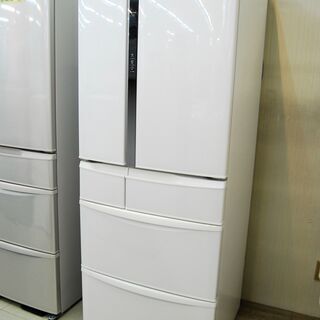 5806 パナソニック  自動製氷付 冷凍冷蔵庫 NR-FVF504-W形 501L 6ドア 2018年製 愛知県岡崎市