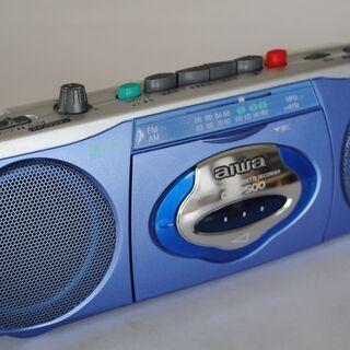 ■小さなラジカセ☆Aiwa CS-P500 AM/FMステレオカ...
