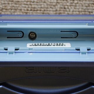 ■小さなラジカセ☆Aiwa CS-P500 AM/FMステレオカセットレコーダー 超コンパクトデザイン☆Qサウンド付き■動作OKの画像