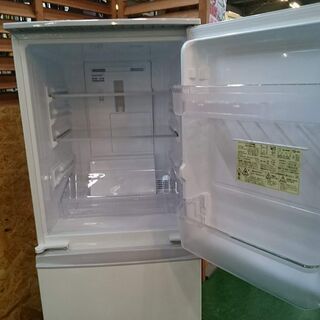 【愛品倶楽部柏店】SHARP 2ドア冷蔵庫 SJ-14E6-KW【問合わせ番号：143-013384 002】の画像