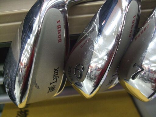 アンセット Lynx リンクス BOMBA I5～I9.PW.UT-I 16°.UT-I 22° 8本セット 中古 苫小牧西店