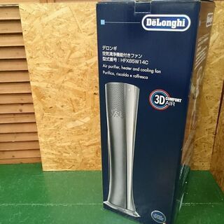 DeLonghi 空気清浄機付きスリムファン HFX85W14C 夏冬兼用 涼風10段階 / 温風6段階【愛品倶楽部柏店】の画像