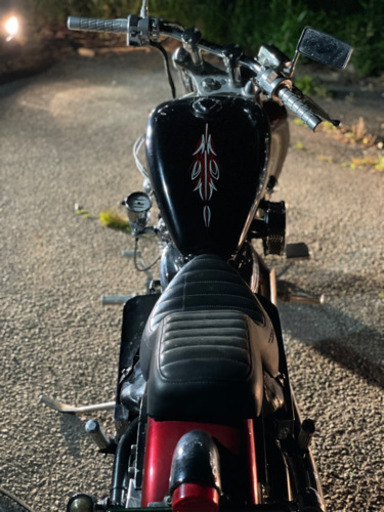 ホンダ　スティード400 アメリカン　実働車　バイク　2輪　ピンストライプ