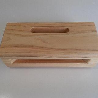 檜製　ハンドメイド　スマホスピーカー　の画像