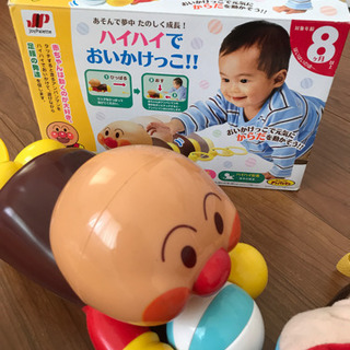 アンパンマンハイハイで追いかけっこ、プレート、おでかけグッズの画像