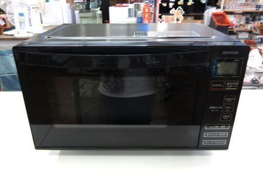 アイリスオーヤマ 電子レンジ 2020年製 18L 縦開き扉 フラットテーブル ブラック IMB-FV1801 キッチン 家電 札幌 厚別店