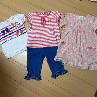 ★大田区自宅引取限定★女の子110夏服まとめ売り35着セット！の画像