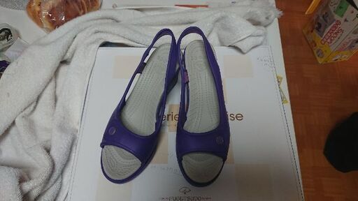 クロックス パープル size7