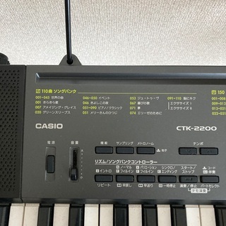 中古電子キーボードCASIO CTK-2200の画像